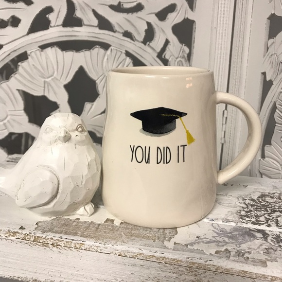 Rae Dunn Ceramic Coffee Mug for Graduation “You Did It”, Grad Gift - Picture 1 of 5